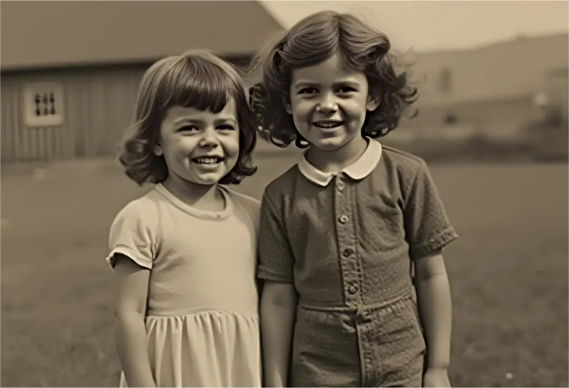 before after restore old photos
